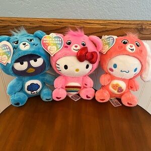 Hello Kitty Care Bears Plush Set